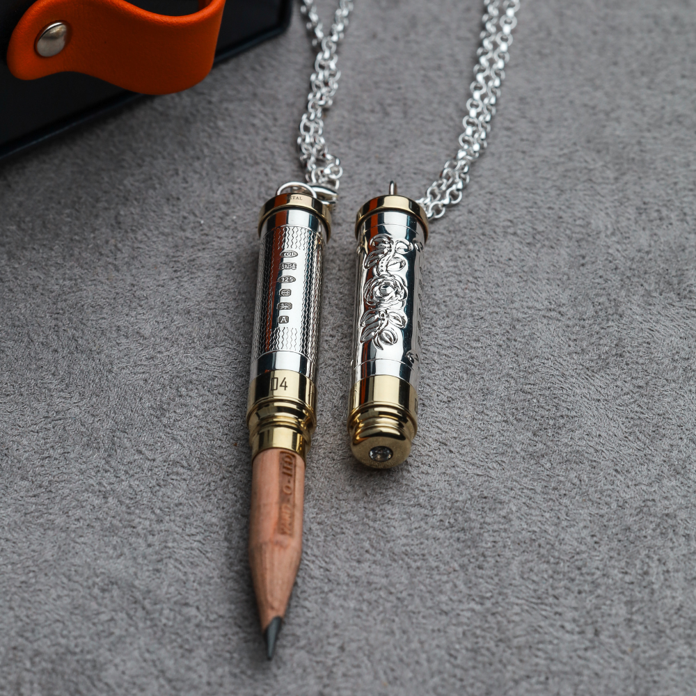 Yard O Led Pocket Piccadilly Necklace - BARLEY PATTERN