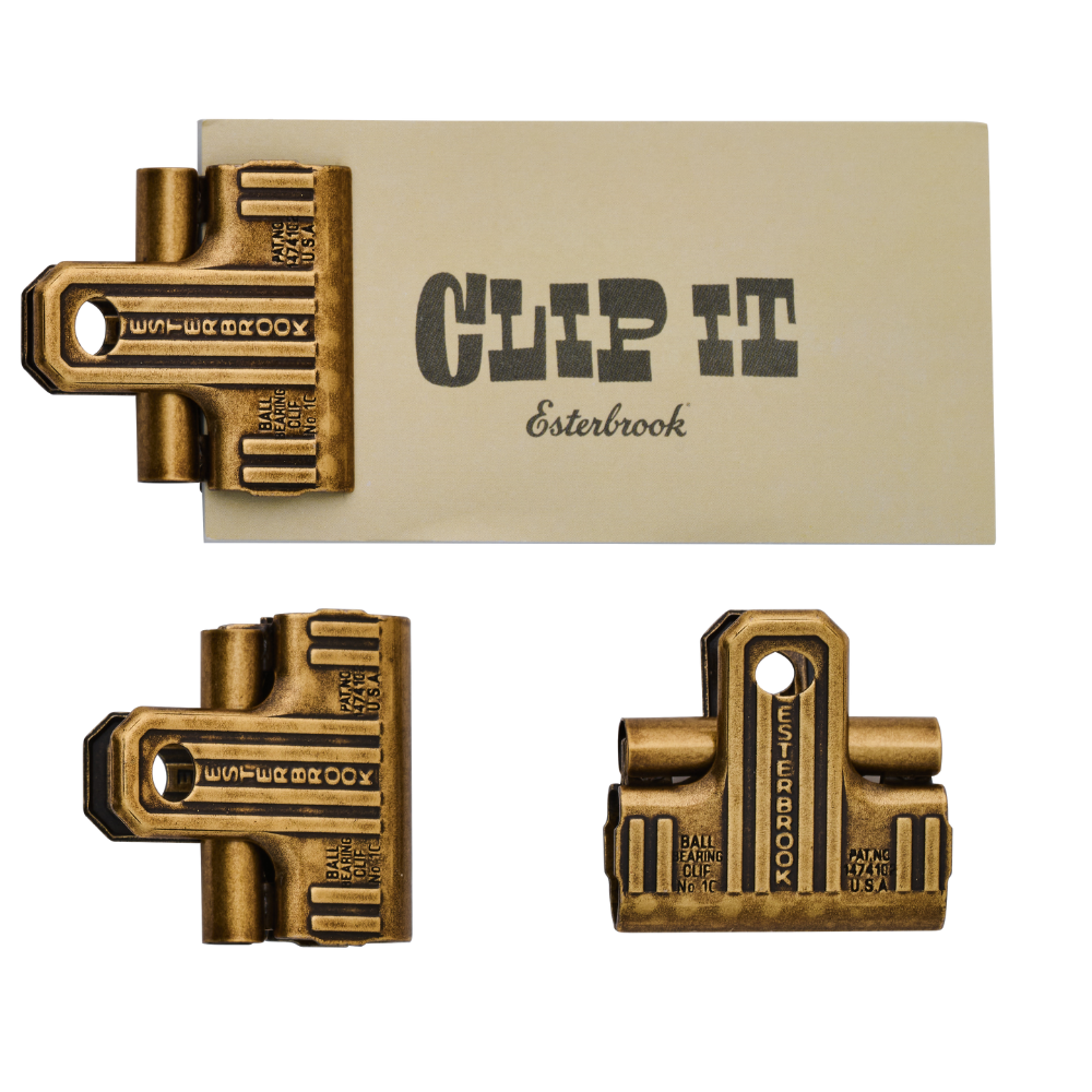 Esterbrook Eclipse 3-Teiliges Clip-Set - Gold