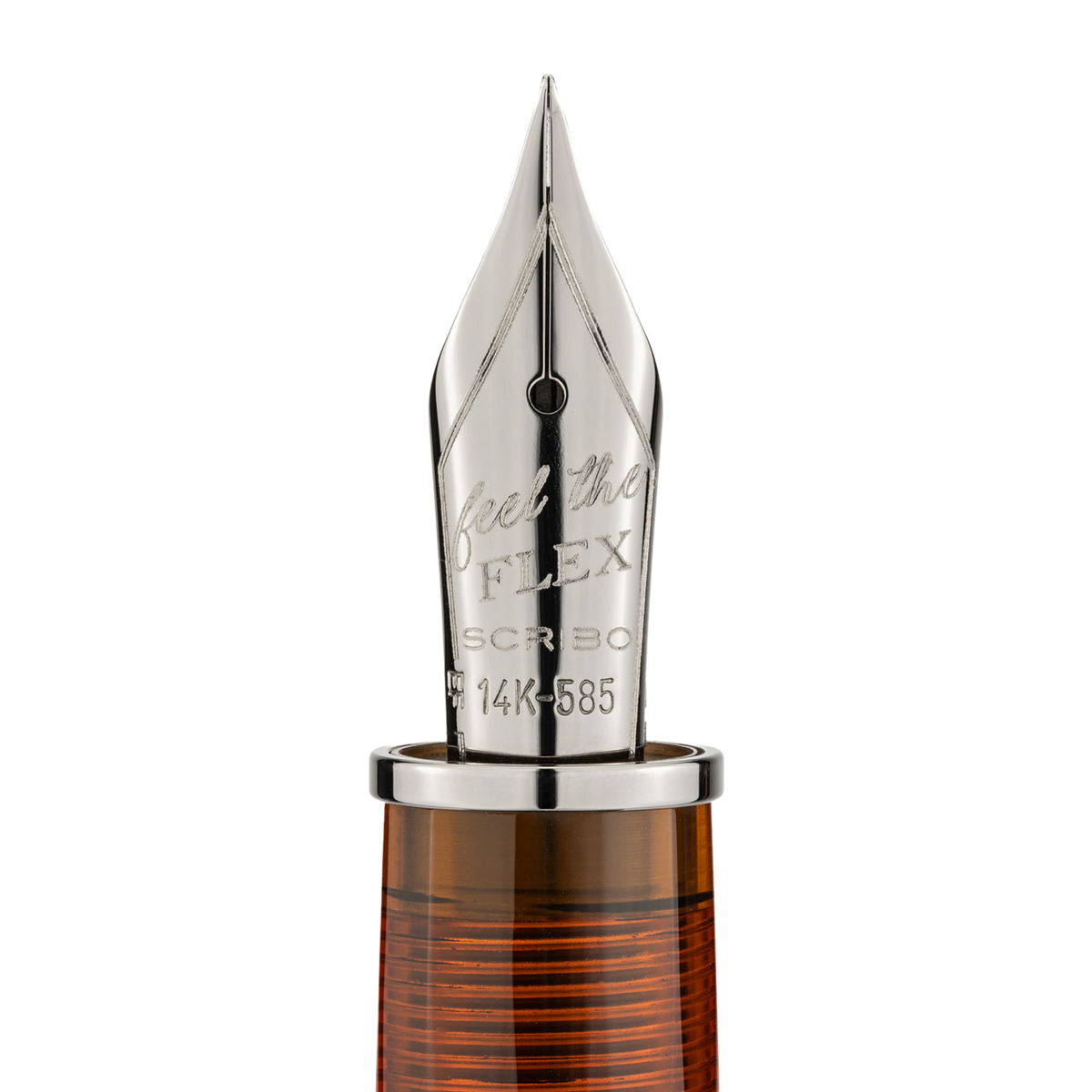 Scribo FEEL Resina Ruthenium Trim Fountain Pen
