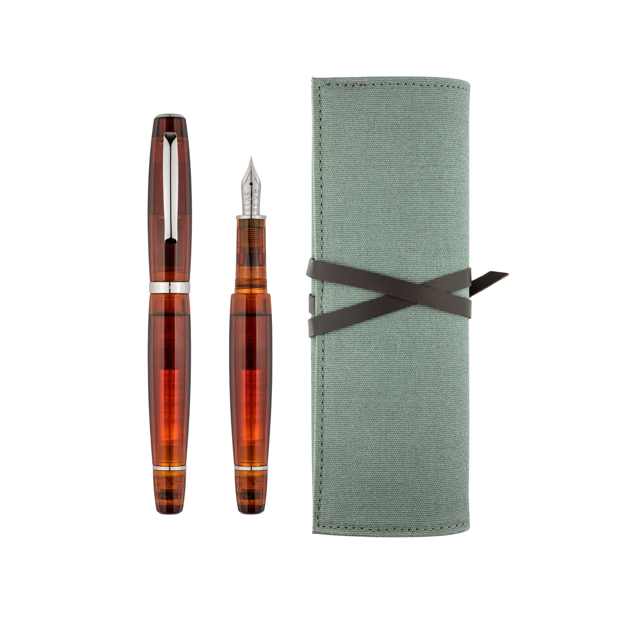 Scribo FEEL Resina Ruthenium Trim Fountain Pen
