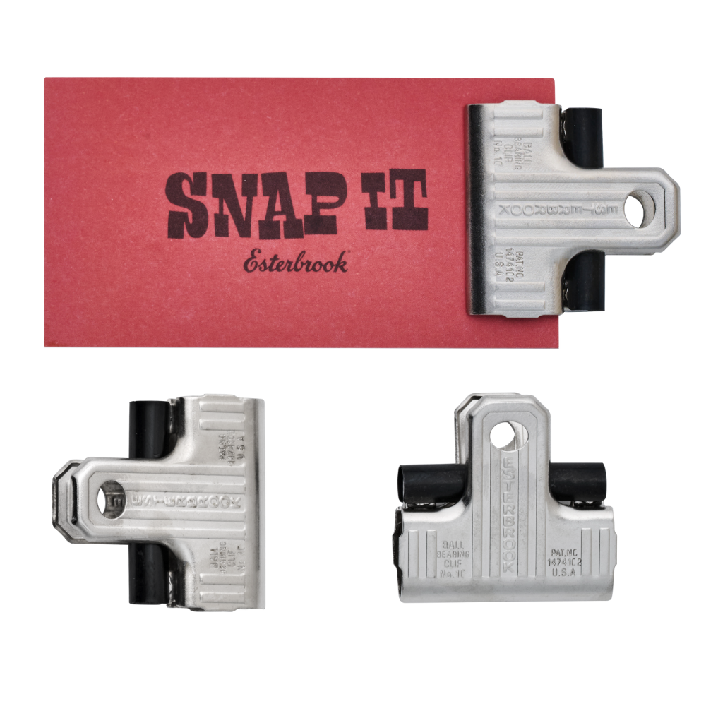 Esterbrook Eclipse 3-Teiliges Clip-Set - Silber