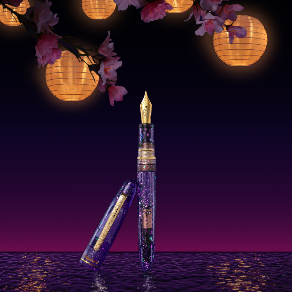 Esterbrook Estie Sakura Street Gold Trim Fountain Pen