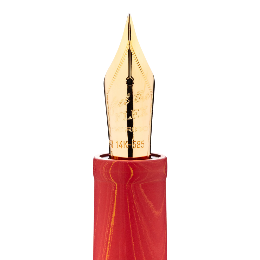 Scribo LA DOTTA Liber Gold Trim Füllfederhalter