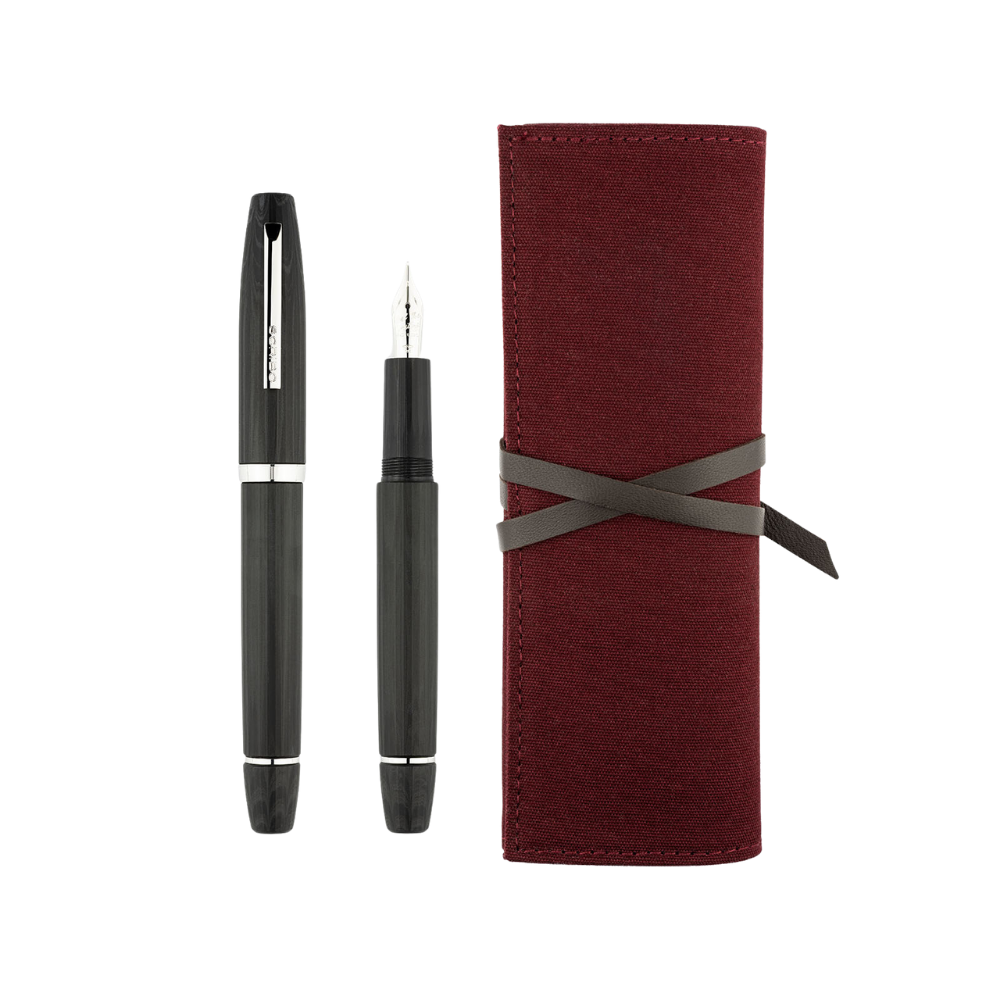 Scribo FLOW Dimensione Platin Trim Füllfederhalter