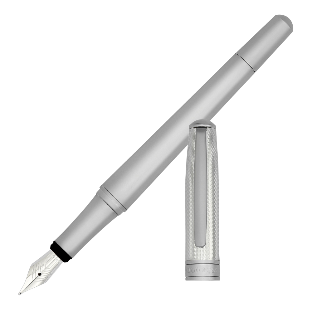 Hugo Boss Essential Metal Silver Füllfederhalter