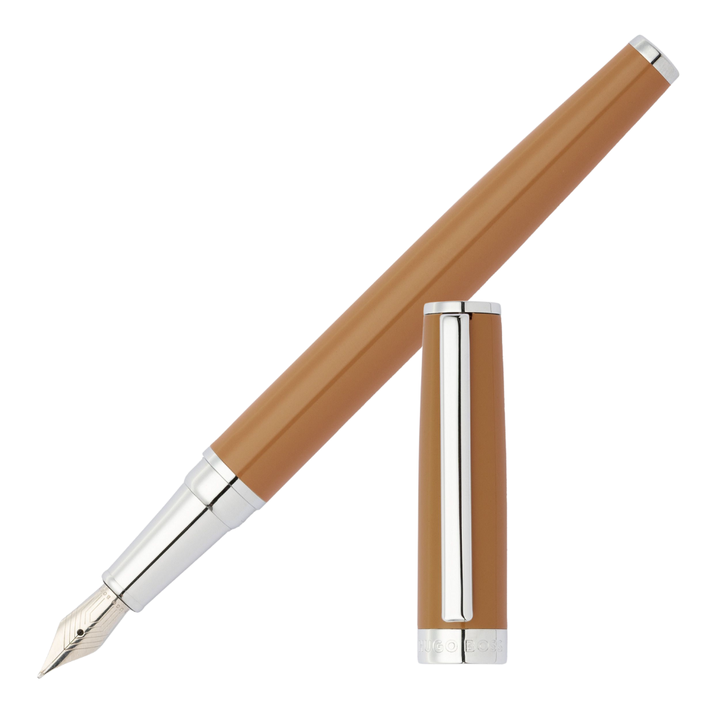 Hugo Boss Gear Icon Camel Füllfederhalter