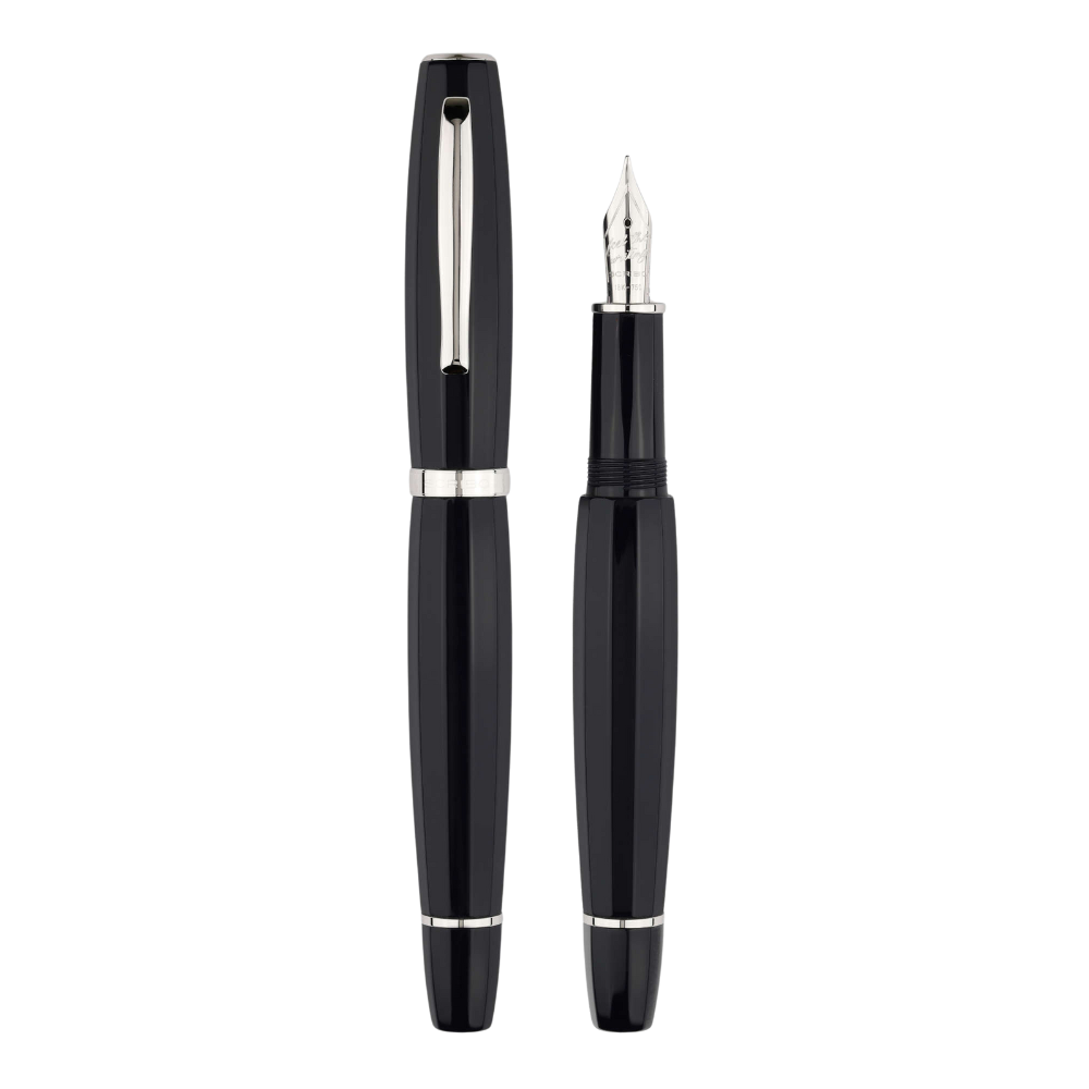 Scribo FEEL Blue/Black Platin Trim Füllfederhalter