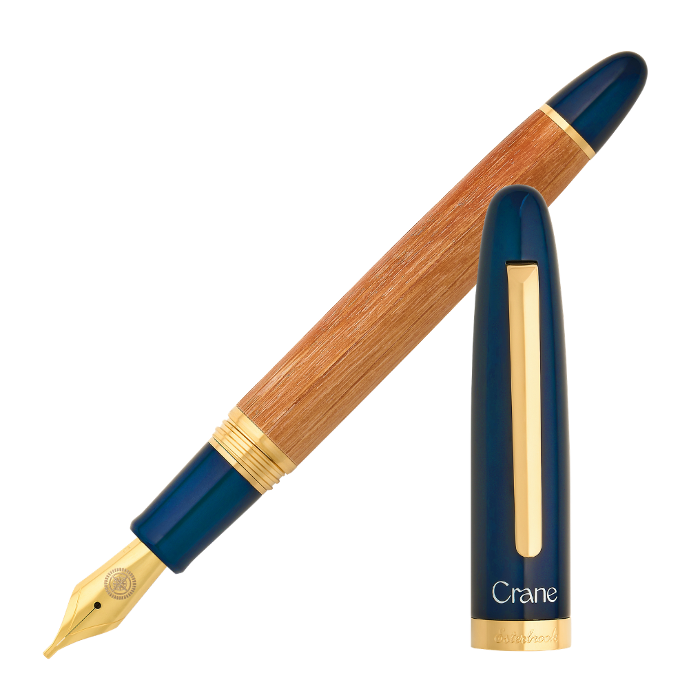 Esterbrook × Crane Mariner Collection Gold Trim Füllhalter