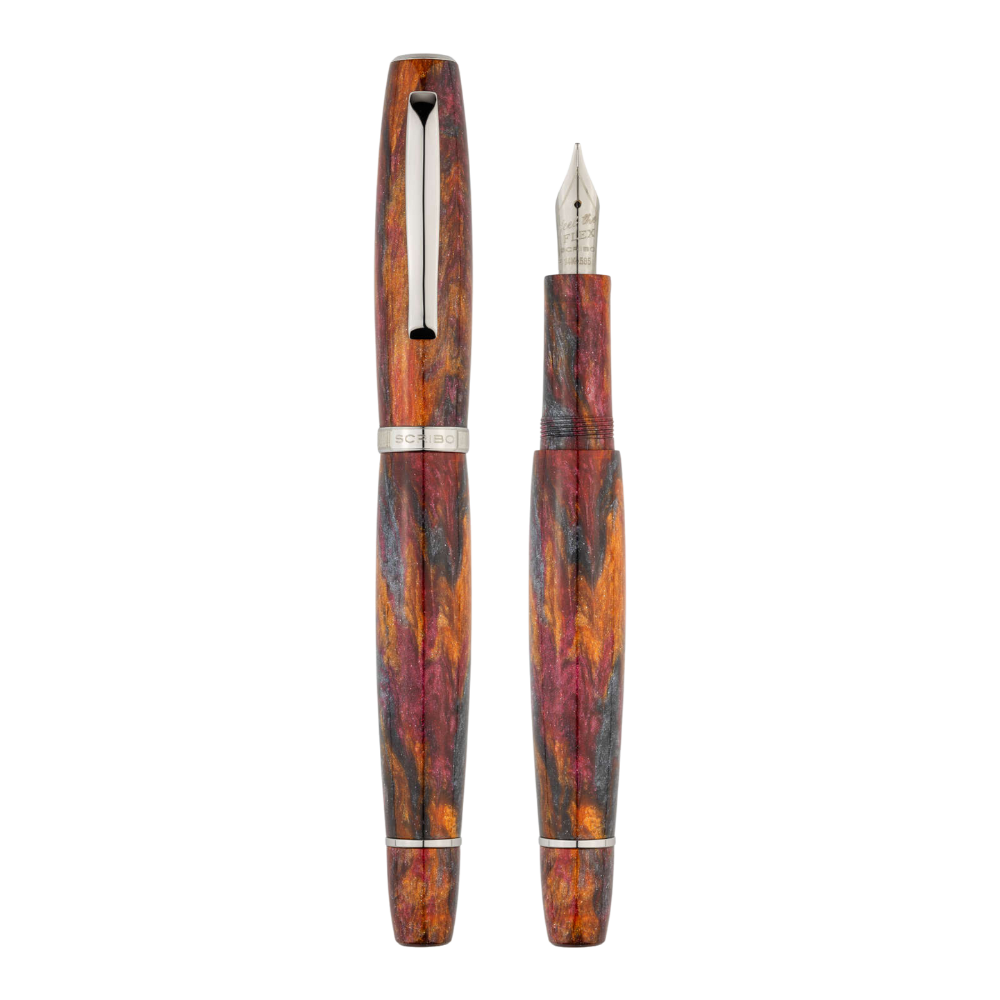 Scribo LA DOTTA Turrita Ruthenium Trim Füllfederhalter