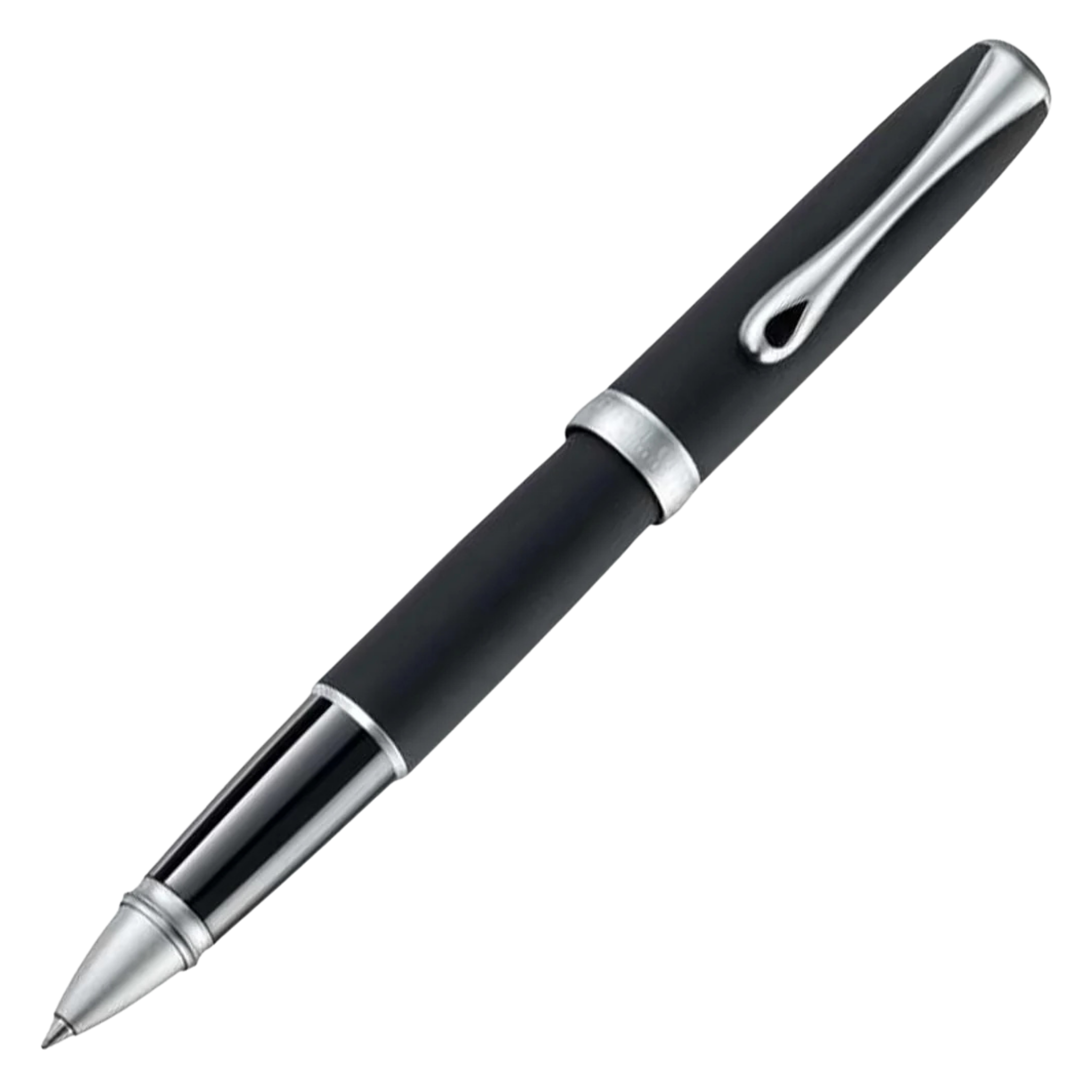 Diplomat Excellence A2 Lapis Schwarz matt Chrom Rollerball