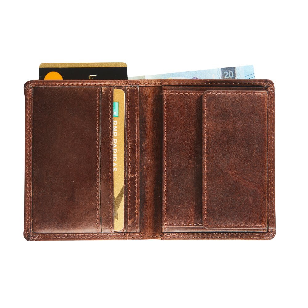 Maverick the Original Leather Credit Card Wallet With Coin Pocket