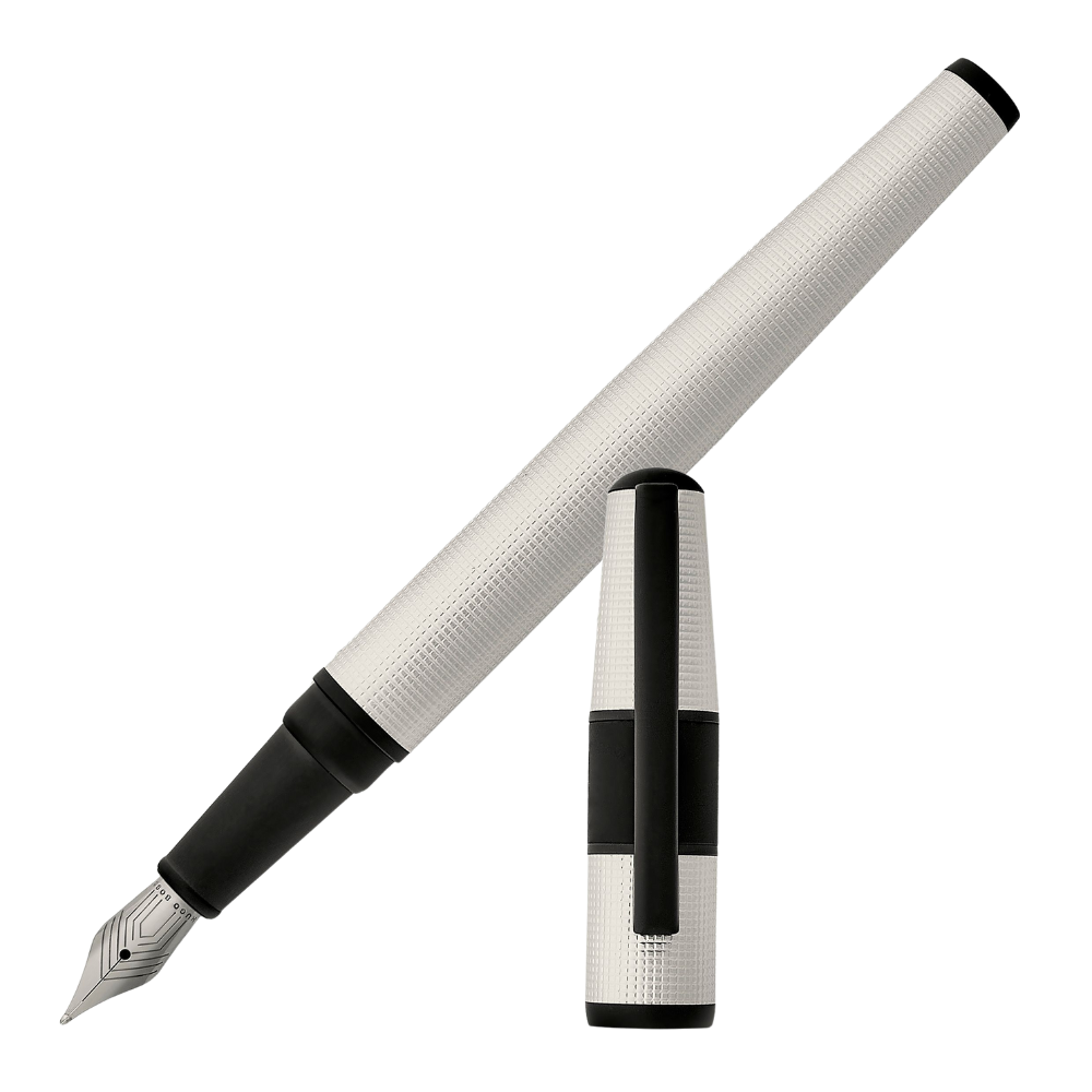 Hugo Boss Grid Pearl Füllfederhalter