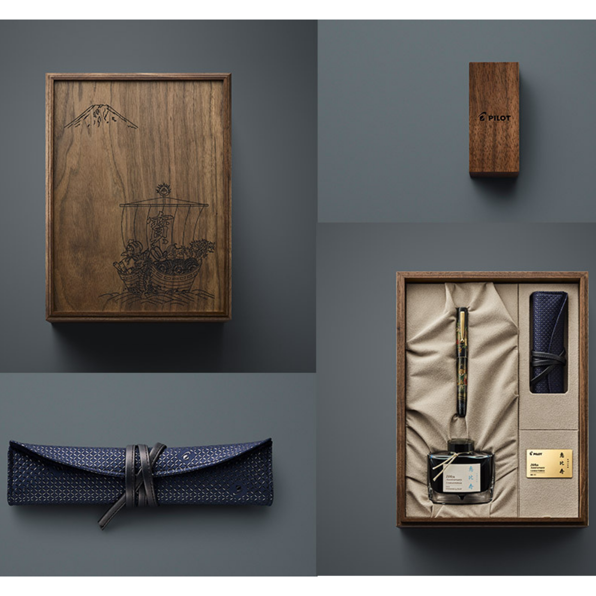 Namiki Yukari Hotei son 2019 Limited Edition Maki e Fountain Pen