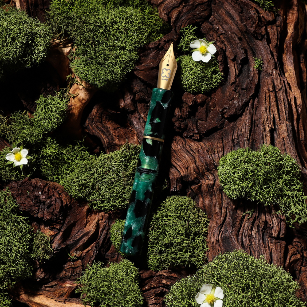 Esterbrook Niblet Evergreen Gold Trim Füllhalter