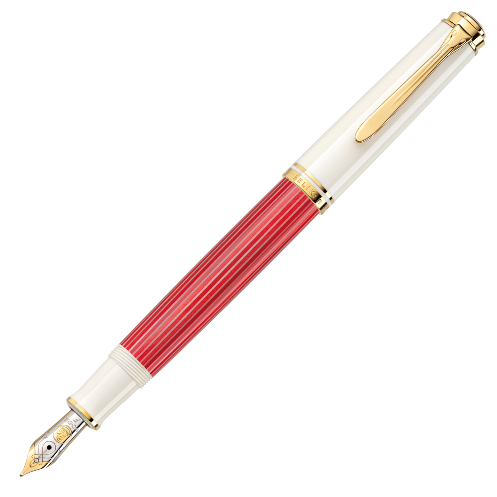Pelikan M600 Rot-Weiß Füllfederhalter