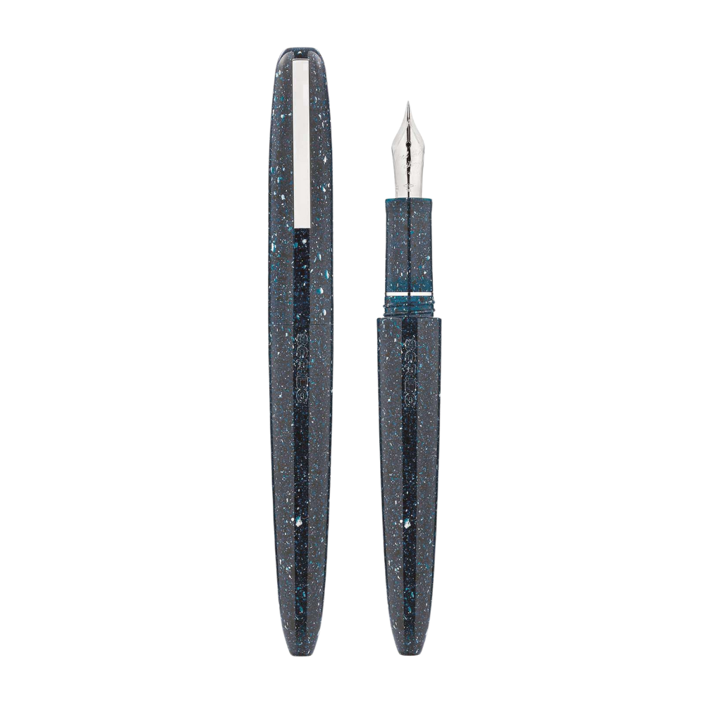 Scribo PIUMA A Riveder Le Stelle Platin Trim Füllfederhalter