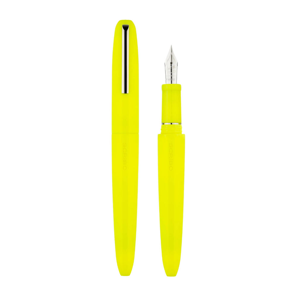 Scribo PIUMA Art Platin Trim Füllfederhalter