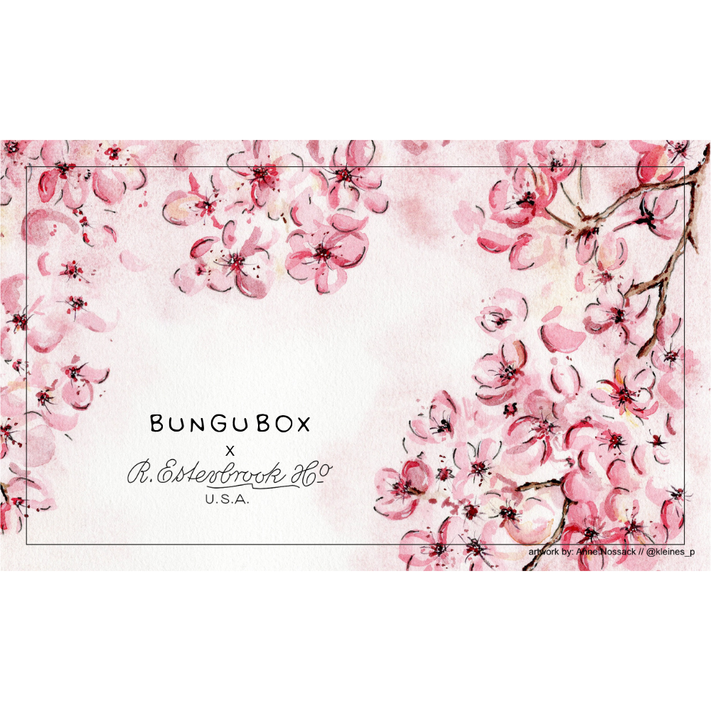 Esterbrook X BUNGUBOX Cherry Blossom Blotter Paper