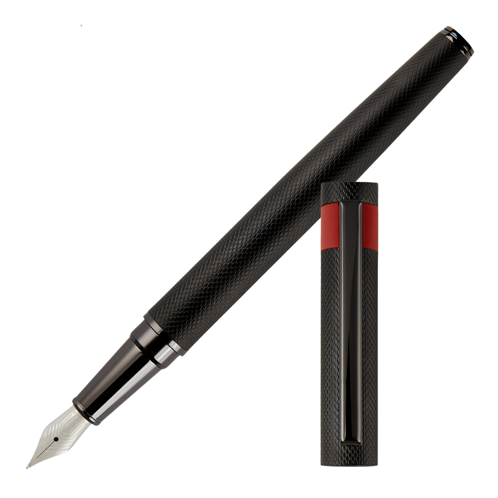 Hugo Boss Loop Diamond Black Füllfederhalter