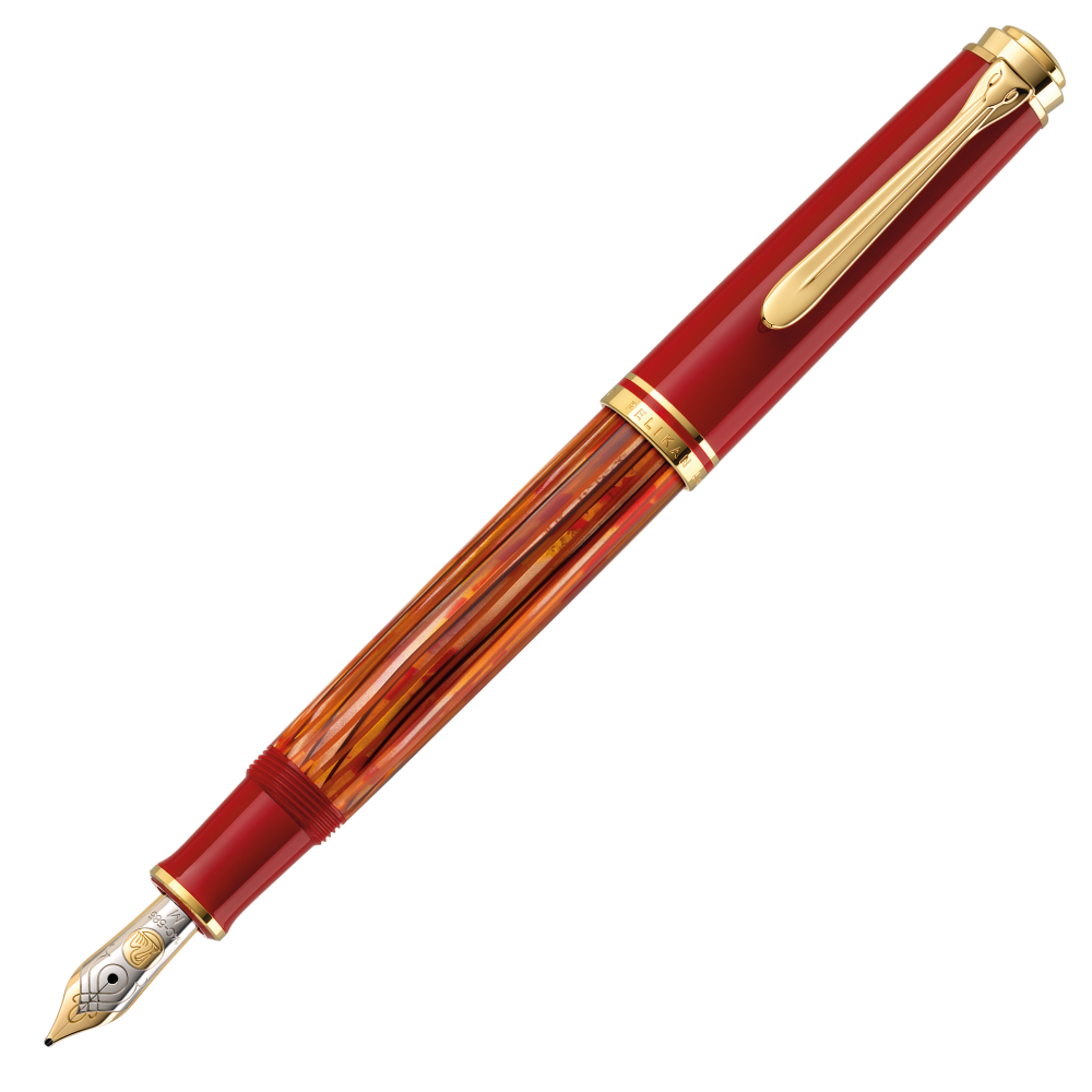 Pelikan M600 Schildpatt-Rot Füllfederhalter