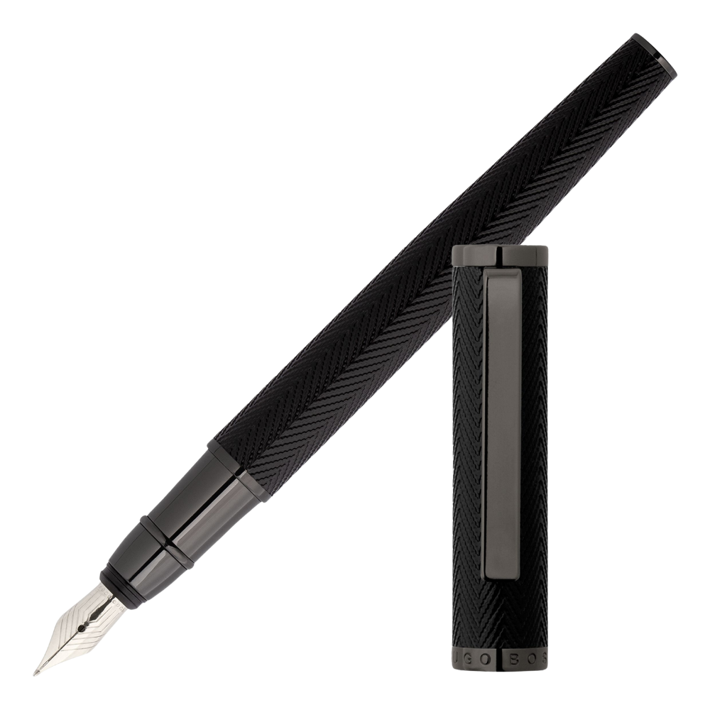Hugo Boss Formation Herringbone Gun Füllfederhalter
