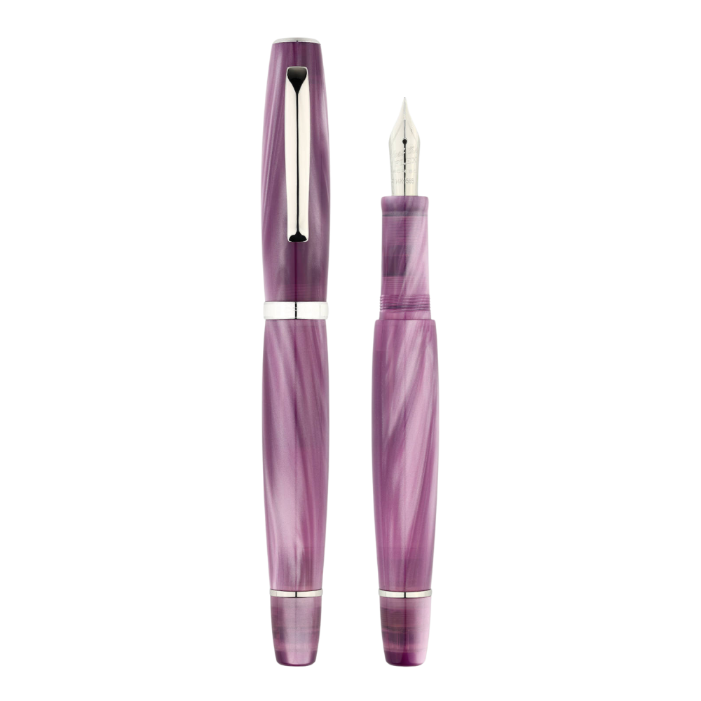 Scribo LA DOTTA Campanula Platin Trim Füllfederhalter