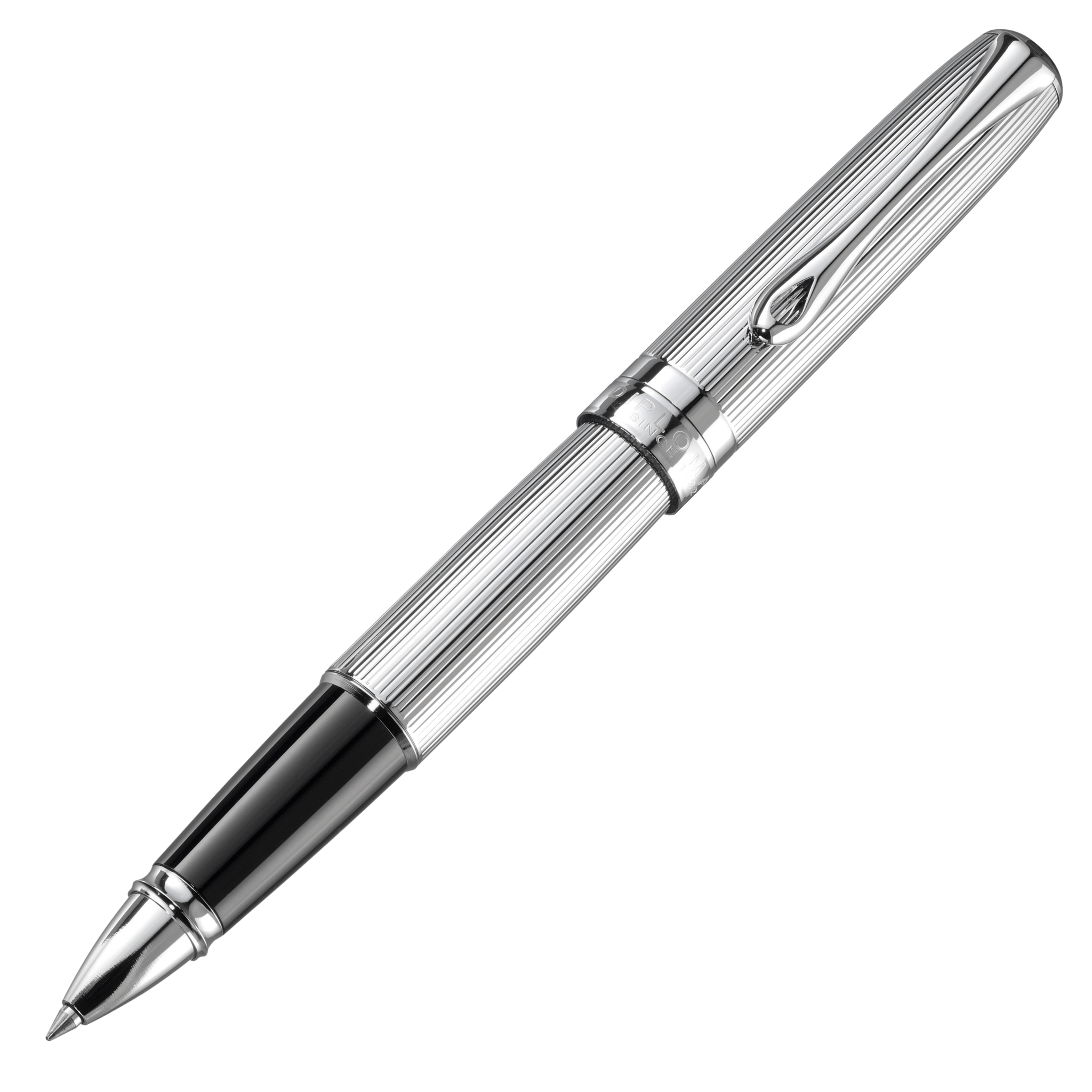 Diplomat Excellence A2 Guillochiert Chrom Rollerball