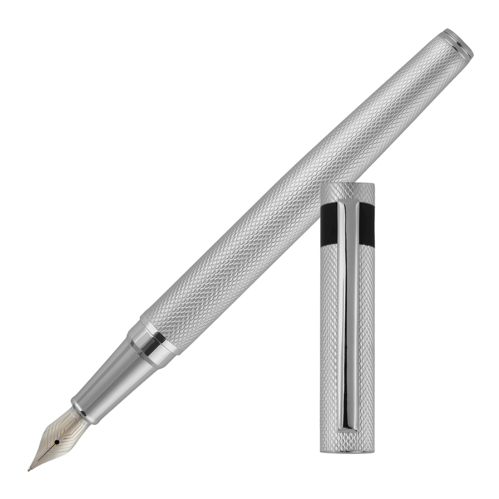 Hugo Boss Loop Diamond Chrome Füllfederhalter