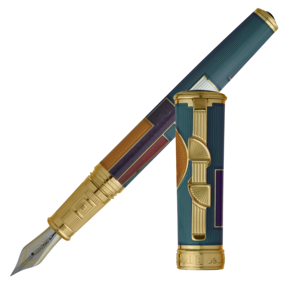 David Oscarson – 15th Anniversary American Art Deco Collection - Teal Gold