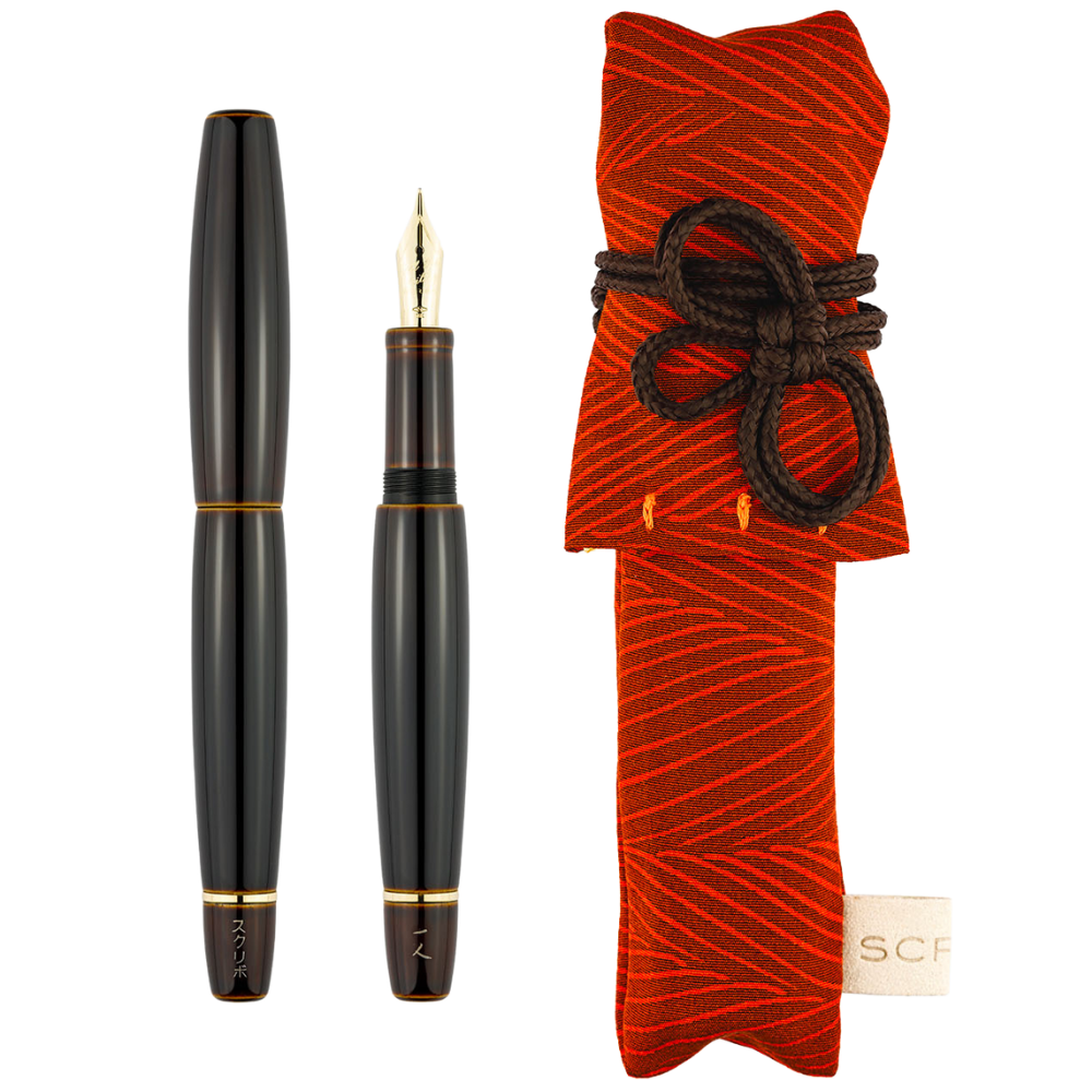 Scribo La Dotta Urushi Tamenuri Yamanaka Onsen GT Füllfederhalter