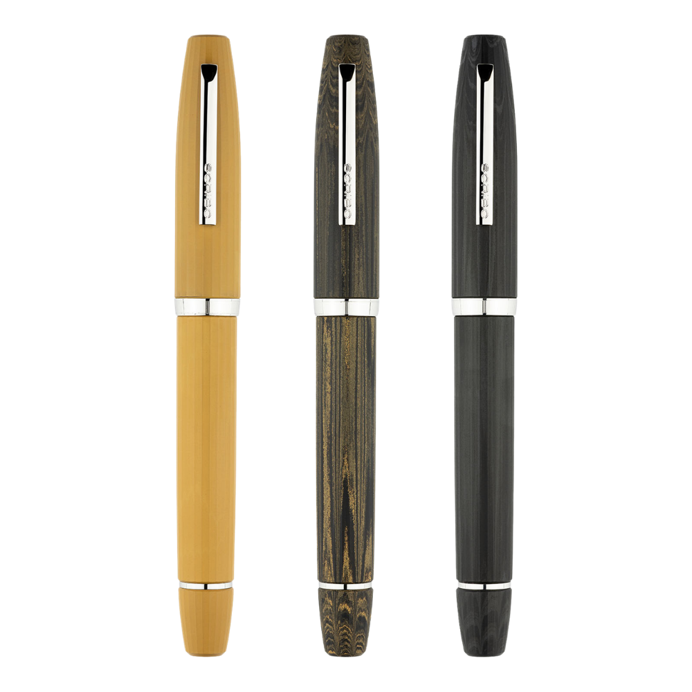 Scribo FLOW Memoria Platin Trim Füllfederhalter