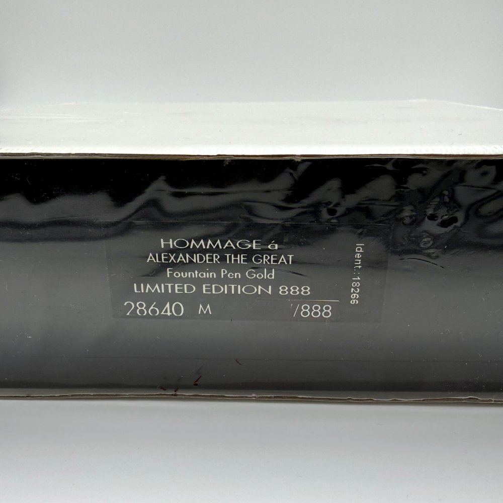 Montblanc PoA 888 Alexander der Große 1998 Sealed Füllfederhalter