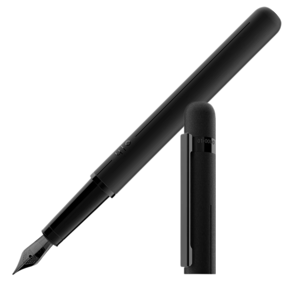 Otto Hutt Design 03 Allblack Füllfederhalter