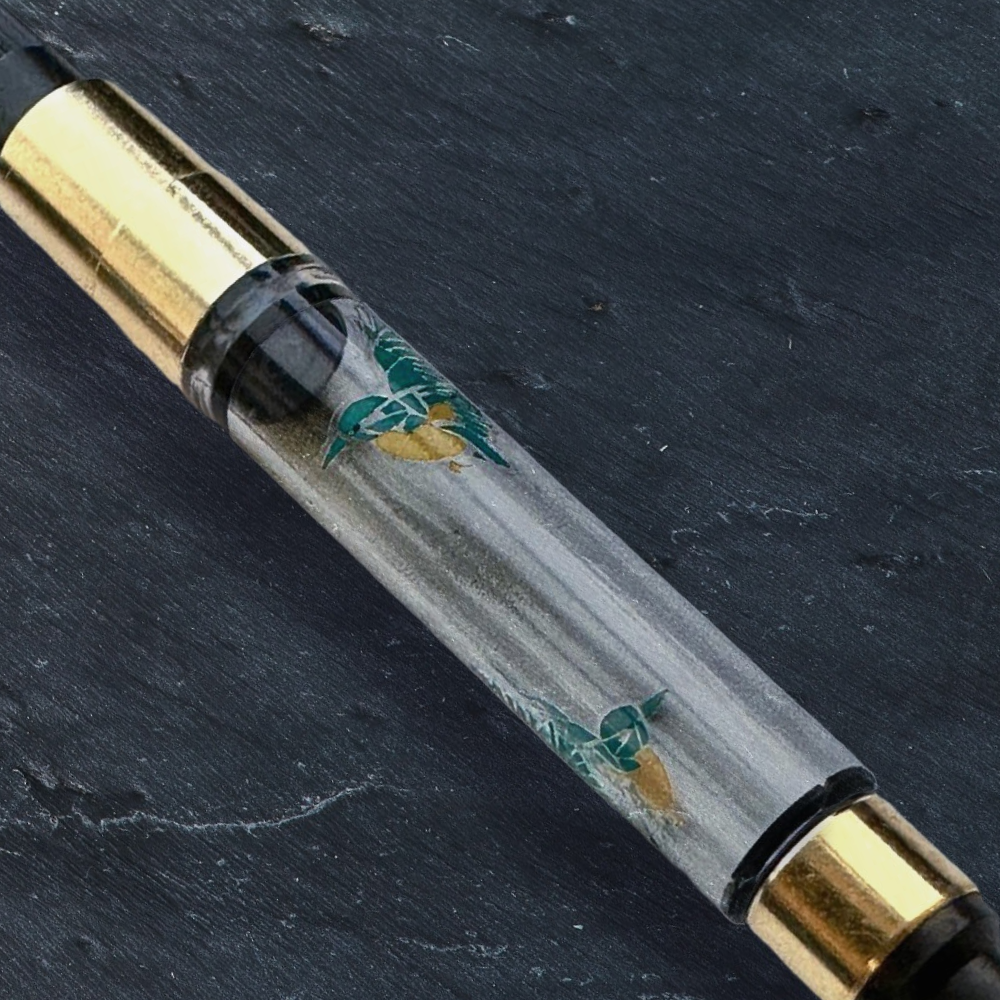 Esterbrook Estie BUNGUBOX The Kingfisher Gold Trim Füllhalter