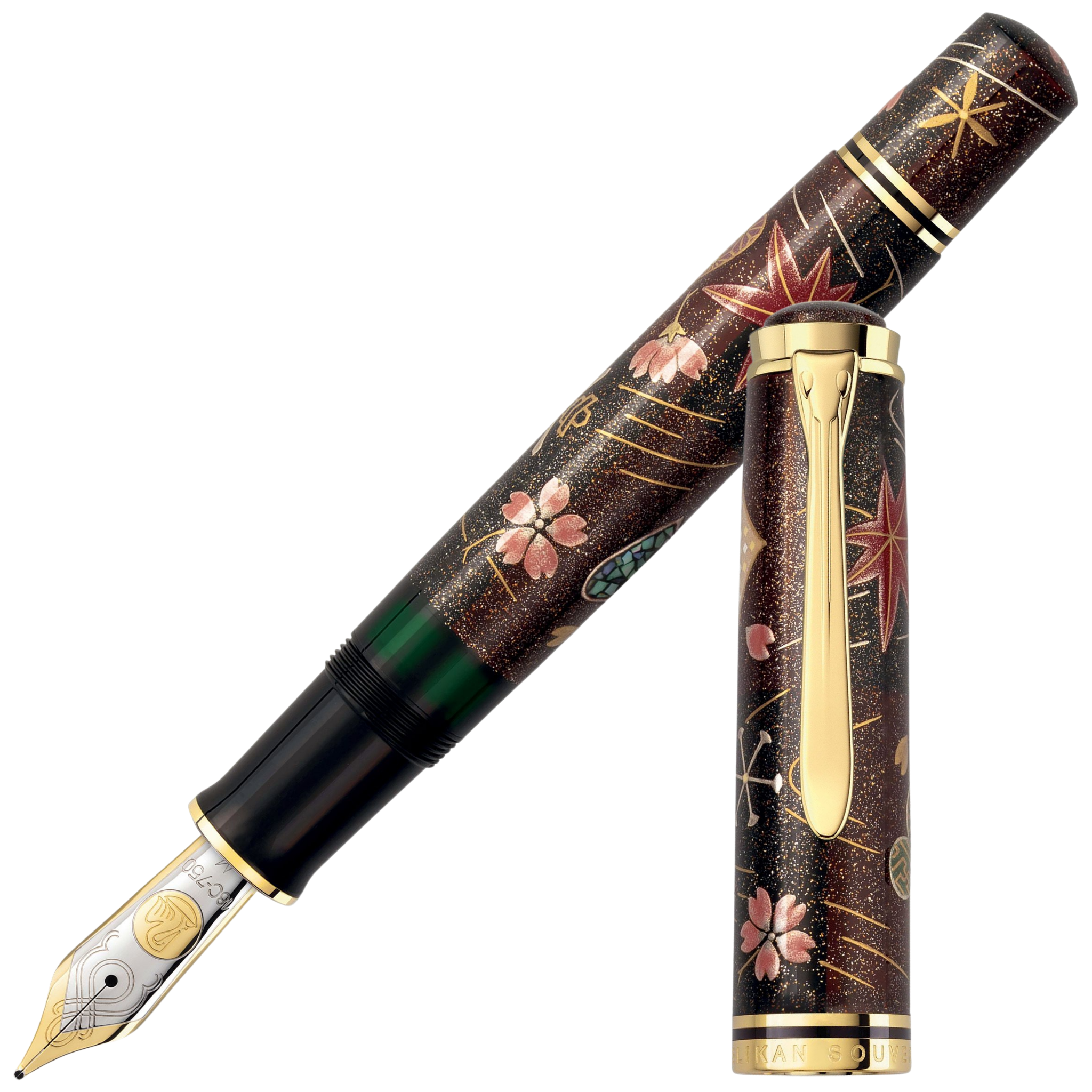 Pelikan Souverän M1000 Maki-e Four Seasons Lucky Charm Füllfederhalter