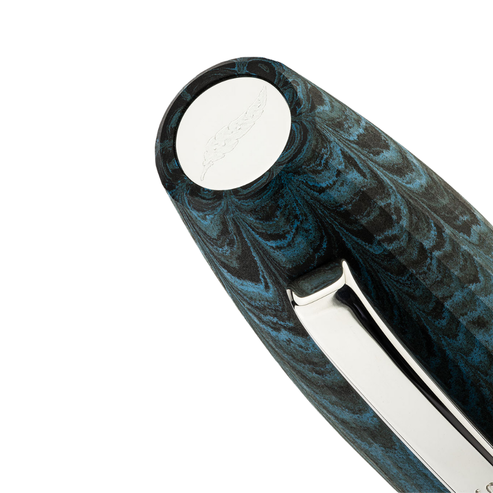 Scribo FLOW Tempo Platin Trim Füllfederhalter