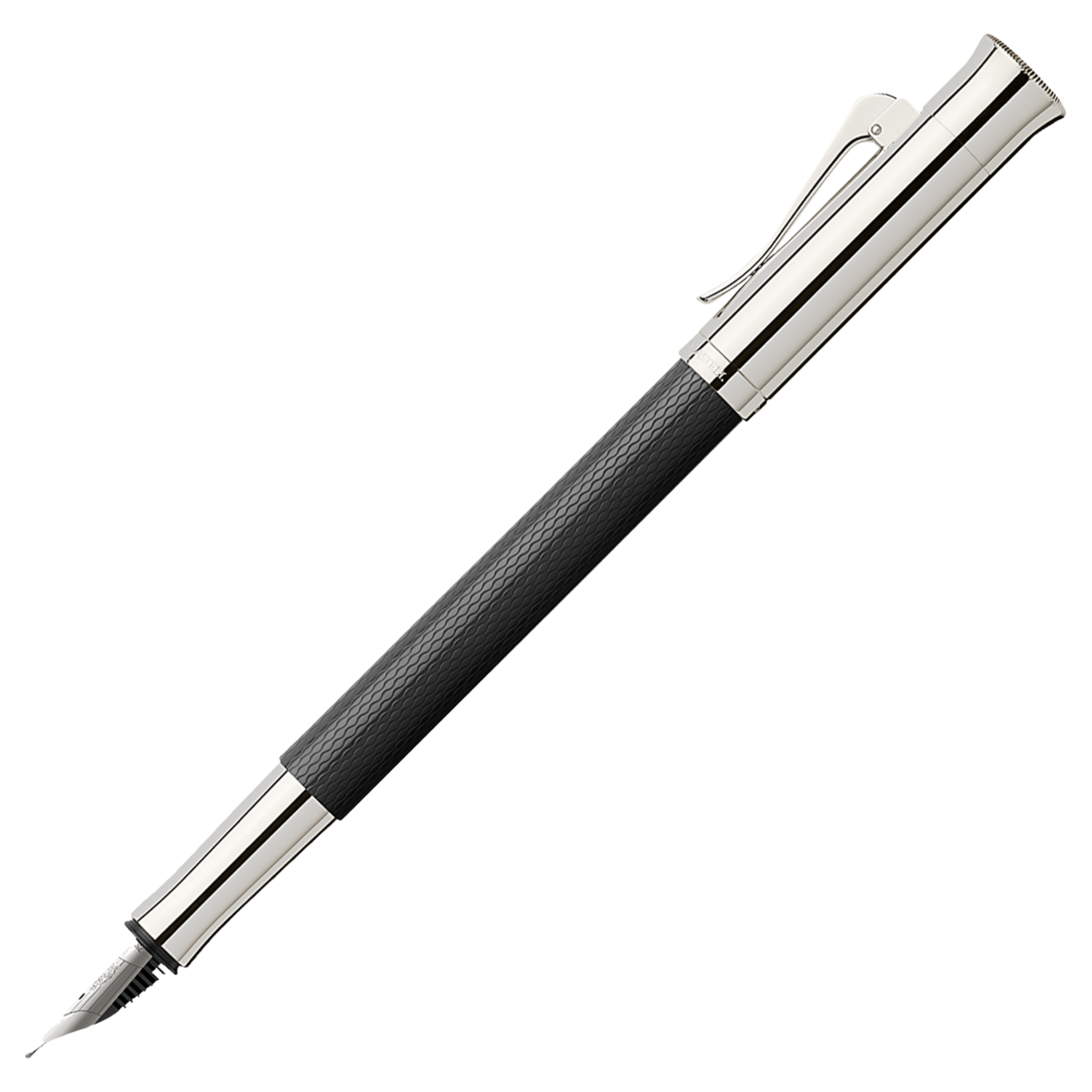 Graf von Faber-Castell Guilloche Schwarz Füllfederhalter