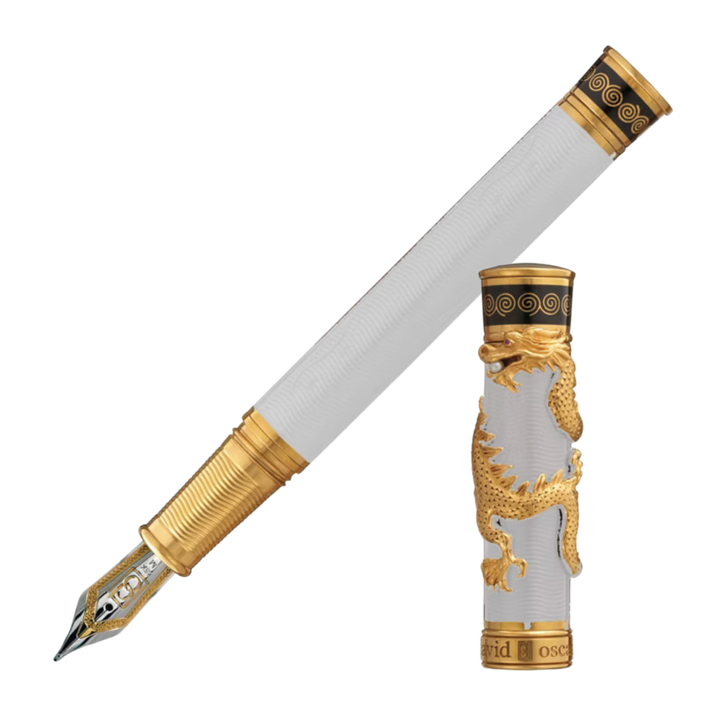 David Oscarson – Black Water Dragon Collection - White