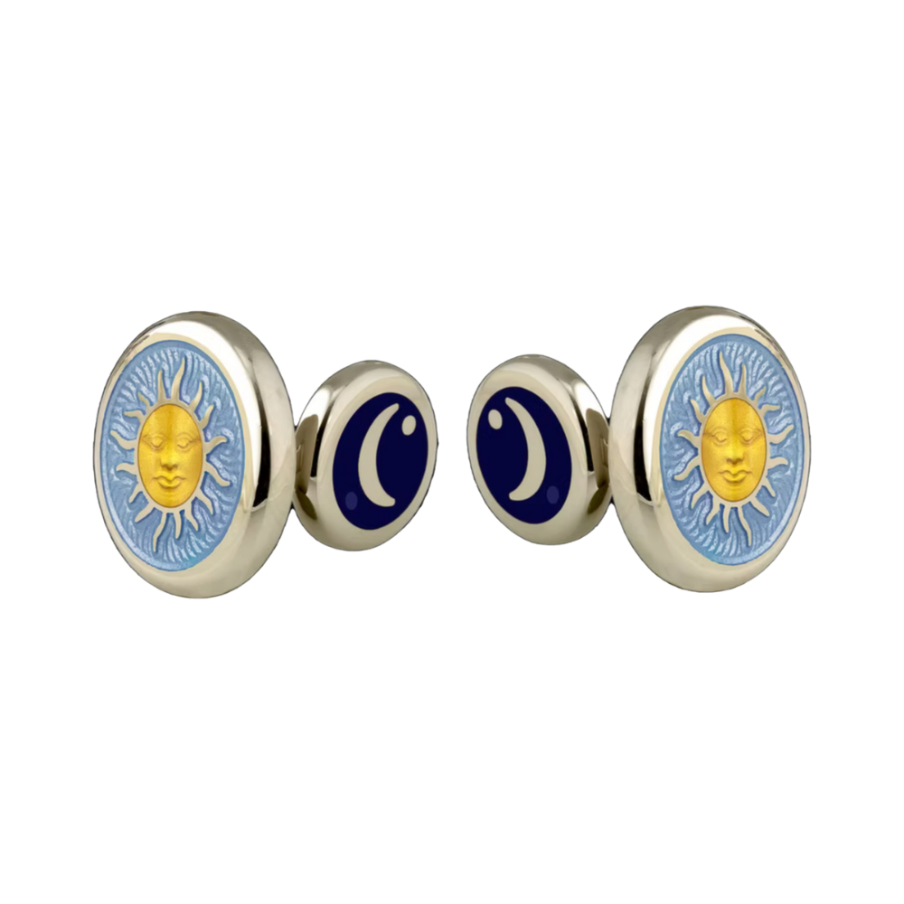 David Oscarson – Celestial Cufflinks - Azure Blue