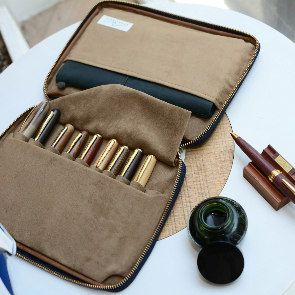 Kyoku haku Belief Zippered Pen Case für 10 Schreibgeräte