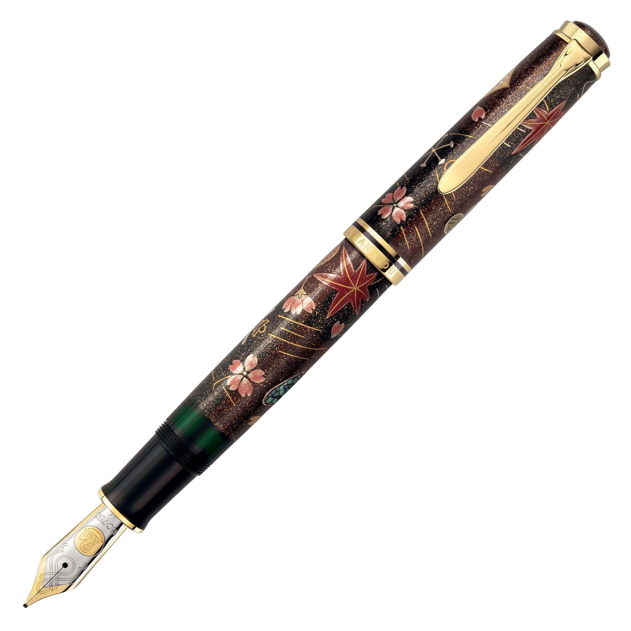 Pelikan Souverän M1000 Maki-e Four Seasons Lucky Charm Füllfederhalter