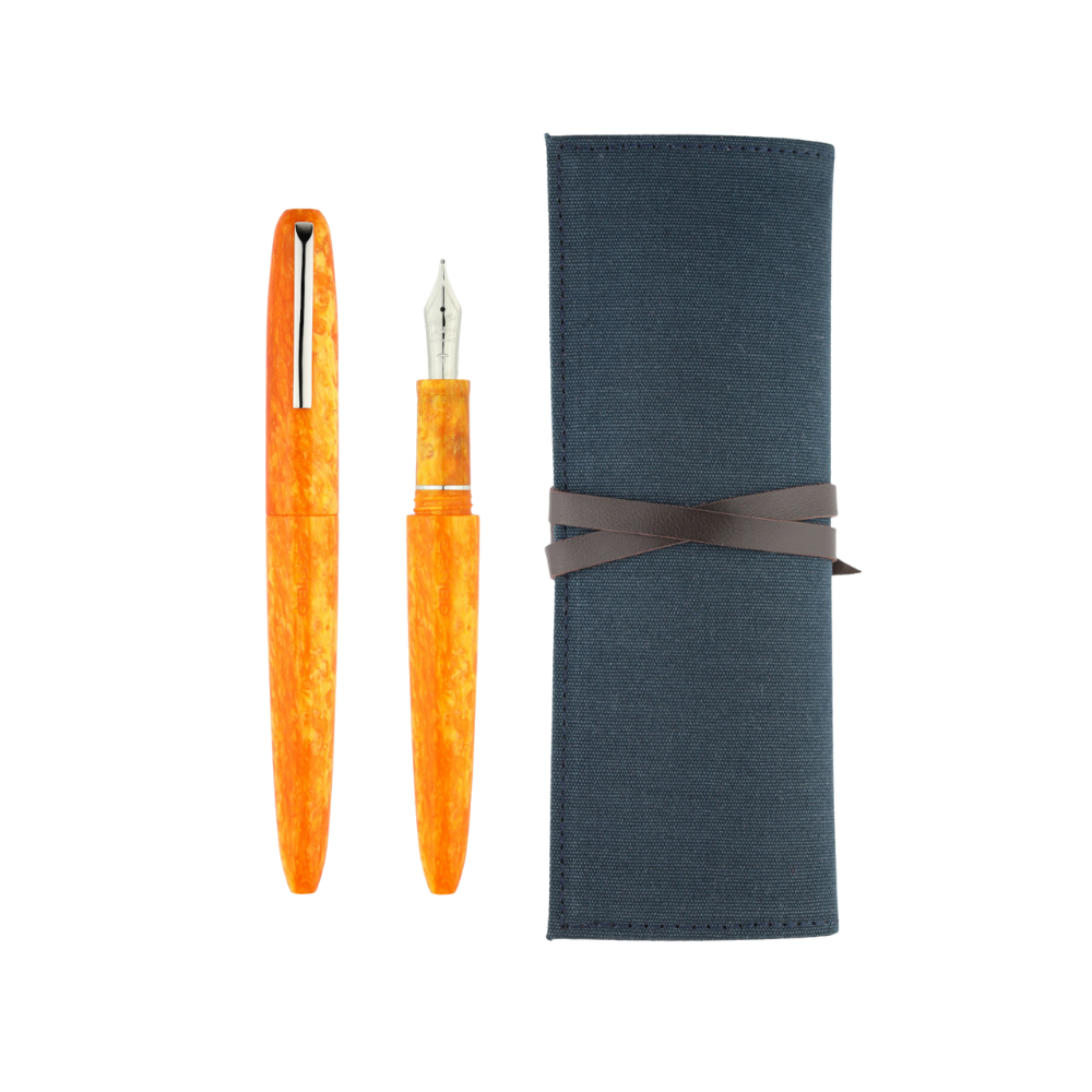 Scribo PIUMA Corniola Platin Trim Füllfederhalter