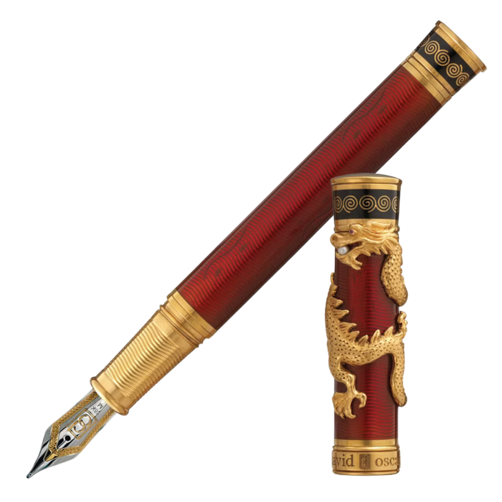 David Oscarson – Black Water Dragon Collection - Ruby Red