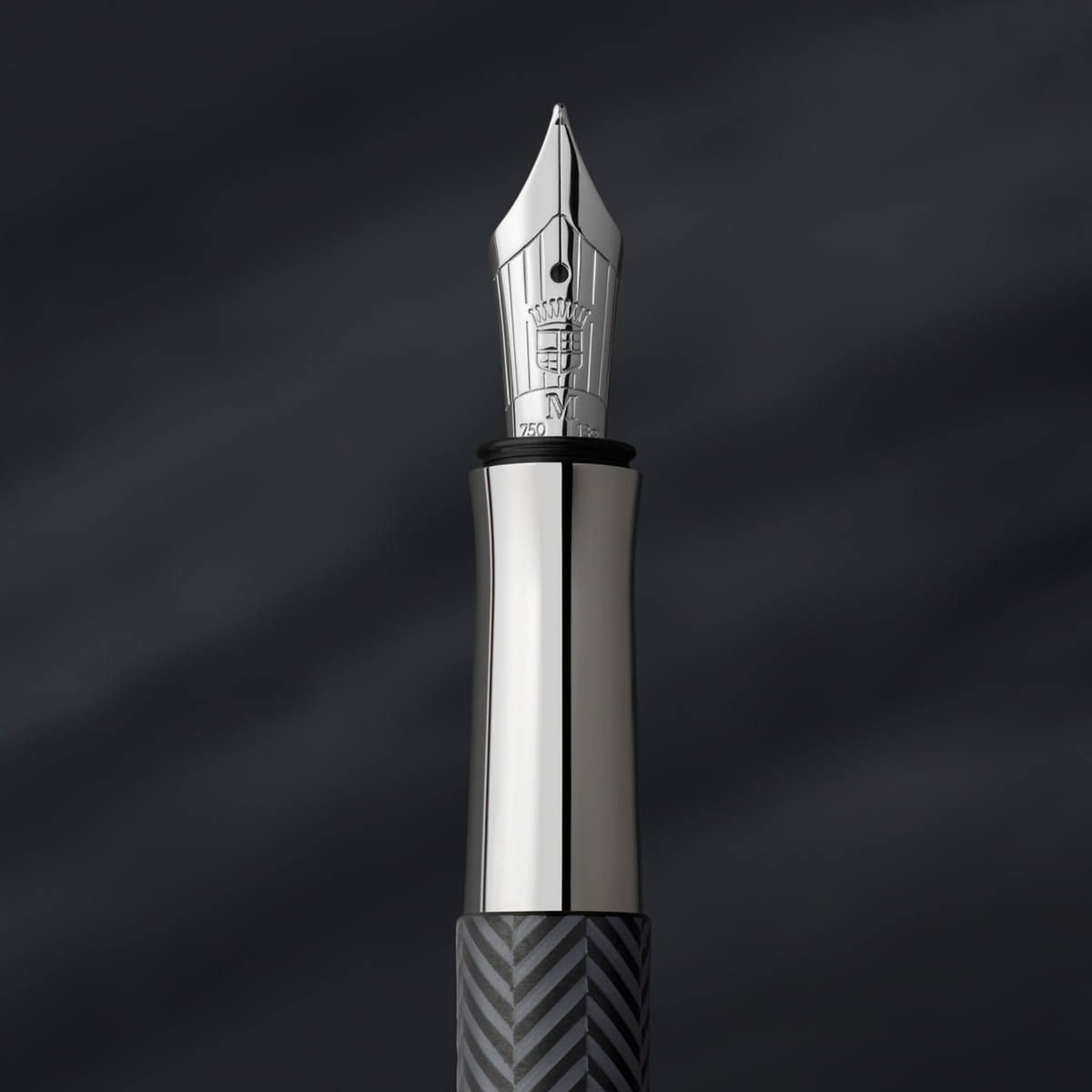 Graf von Faber-Castell Guilloche Ciselé Anthracite Fountain Pen