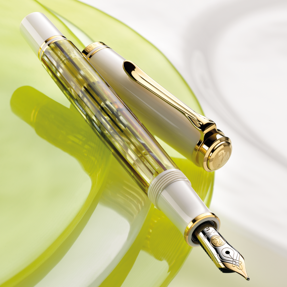 Pelikan M400 Schildpatt-Weiß Füllfederhalter