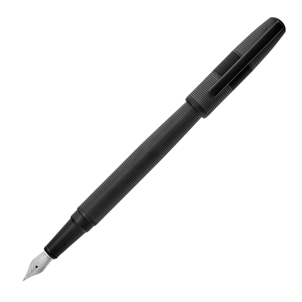 Hugo Boss Grid Black Füllfederhalter