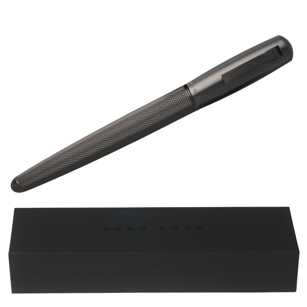 Hugo Boss Pure Matte Dark Chrome Füllfederhalter