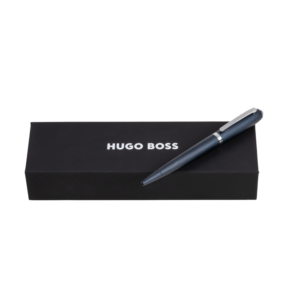 Hugo Boss Contour Brushed Navy Kugelschreiber