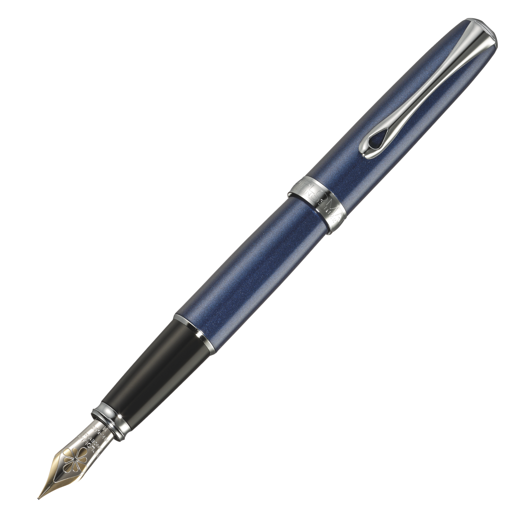 Diplomat Excellence A2 Midnight Blue Chrom Fountain Pen