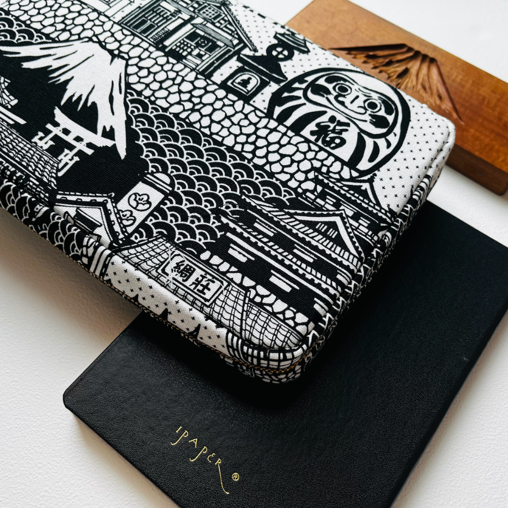 Kyoku haku Damen Zippered Pen Case für 20 Schreibgeräte